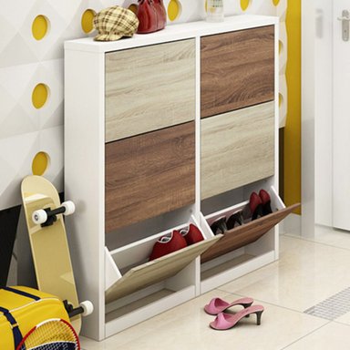 ZAPATERA R&R MUEBLES RENZO MULTICOLOR MODERNA