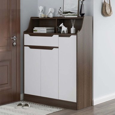 ZAPATERA MODERNA MARIANA MARRÓN RYR MUEBLES