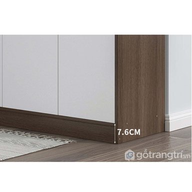 ZAPATERA MODERNA MARIANA MARRÓN RYR MUEBLES - 3