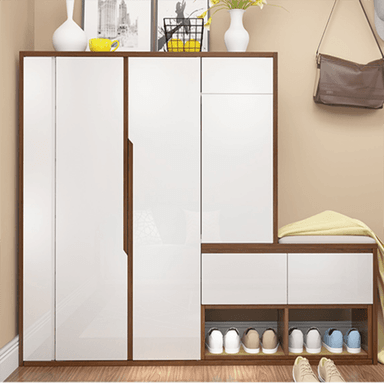 ZAPATERA R&R MUEBLES ZANDRA BLANCO MODERNA