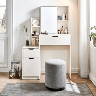 TOCADOR R&R MUEBLES MURGUÍA BLANCO MODERNO