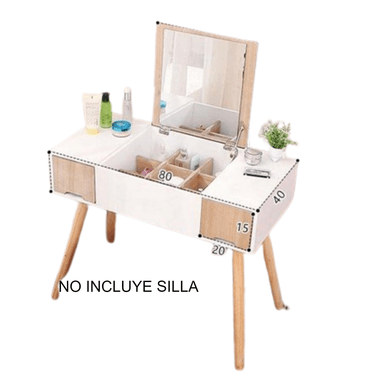 TOCADOR R&R MUEBLES ICA BLANCO VINTAGE DUNA - 3
