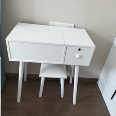 TOCADOR R&R MUEBLES PUNO BLANCO VINTAGE CON CAJÓN CON LLAVE - 3