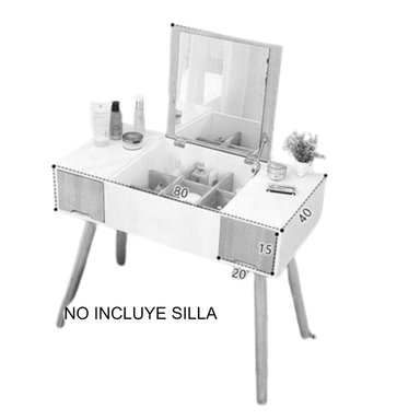 TOCADOR R&R MUEBLES ICA BLANCO VINTAGE - 3
