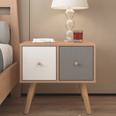 VELADOR R&R MUEBLES VINTAGE ALEJANDRA TRICOLOR 2 CAJONES MULTICOLOR