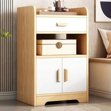 VELADOR R&R MUEBLES VINTAGE OLIVIA 2 CAJONES MARRÓN CLARO