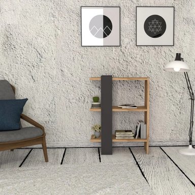 ESTANTE R&R MUEBLES CHASTIL MULTICOLOR MODERNO