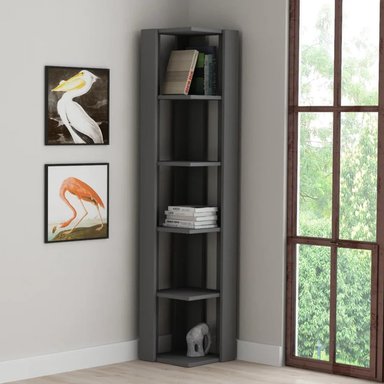 ESTANTE R&R MUEBLES TANIYAMA GRIS MODERNO - 1