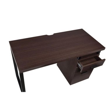ESCRITORIO MODERNO R&R MUEBLES BILLIE 120 CM X 50 CM MARRÓN - 3