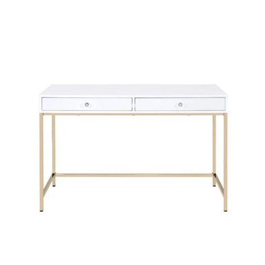 ESCRITORIO MODERNO R&R MUEBLES COQUETTE 120 CM X 50 CM BLANCO