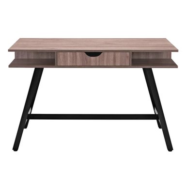 ESCRITORIO MODERNO R&R MUEBLES ARIEL 120 CM X 60 CM MARRÓN 1 CAJÓN - 2