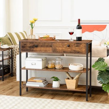 RECIBIDOR MODERNO RYR MUEBLES NIR MARRON - 1