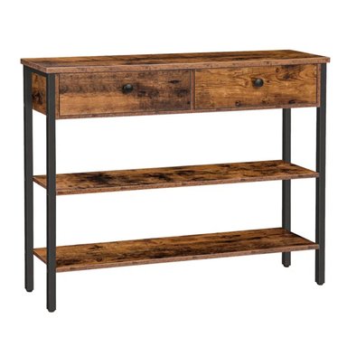 RECIBIDOR MODERNO RYR MUEBLES NIR MARRON - 2