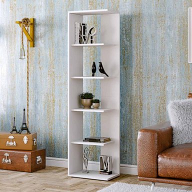 ESTANTE R&R MUEBLES ANITA BLANCO MODERNO