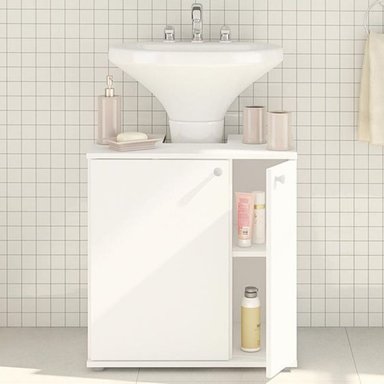 MUEBLE BAÑO R&R ELSA BLANCO MODERNO 2 PUERTAS
