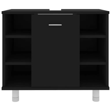 MUEBLE BAÑO R&R RAY NEGRO MODERNO - 2