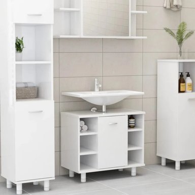 MUEBLE BAÑO R&R RAY BLANCO MODERNO
