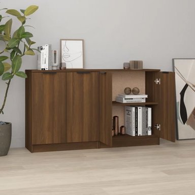APARADOR R&R MUEBLES FLIO MODERNO MARRON - 1