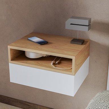 VELADOR R&R MUEBLES MODERNO FARIN DUNA BLANCO