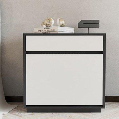 VELADOR MODERNO SAKI  NEGRO RYR MUEBLES