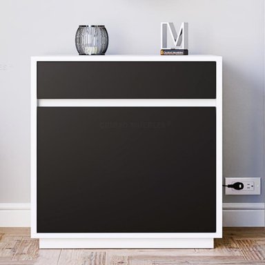 VELADOR R&R MUEBLES MODERNO SAKI BLANCO