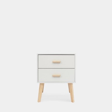 VELADOR R&R MUEBLES VINTAGE KAREN 2 CAJONES BLANCO
