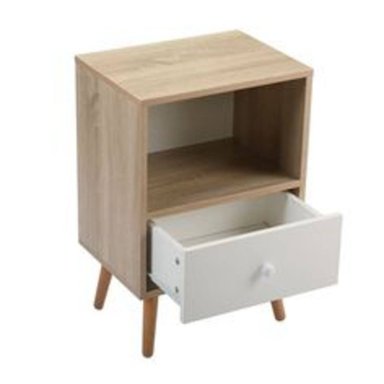 VELADOR R&R MUEBLES VINTAGE ARTHUR 1 CAJÓN MULTICOLOR - 2