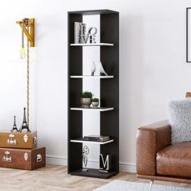 ESTANTE R&R MUEBLES ANITA MULTICOLOR LINEAL MODERNO