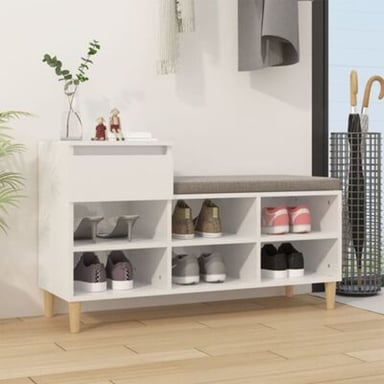 ZAPATERA MODERNA TAKUTO BLANCO RYR MUEBLES - 1
