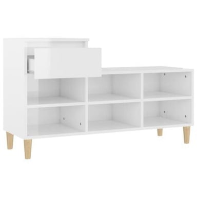 ZAPATERA MODERNA TAKUTO BLANCO RYR MUEBLES - 2