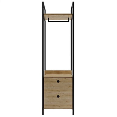 ROPERO R&R MUEBLES IYANAGI MODERNO DUNA 2 CAJONES MULTICOLOR - 2