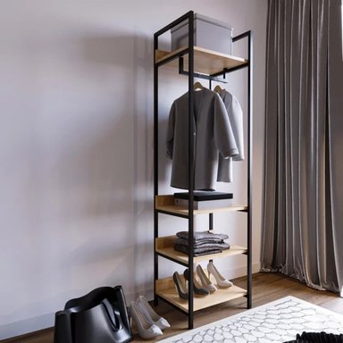 ROPERO R&R MUEBLES IYANAGI MODERNO MULTICOLOR MARRON