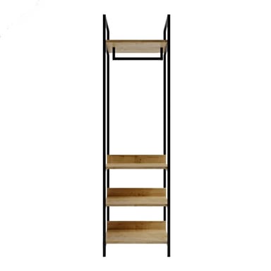 ROPERO R&R MUEBLES IYANAGI MODERNO MULTICOLOR MARRON - 2