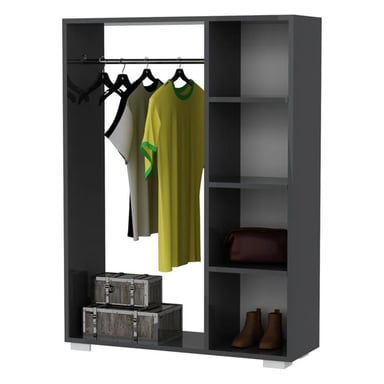 ROPERO R&R MUEBLES ITOSE MODERNO GRIS - 2
