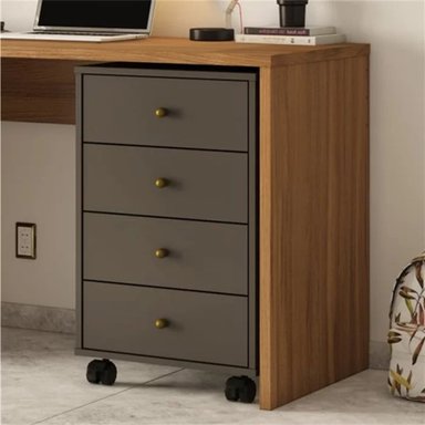 CAJONERA ARCHIVERO R&R MUEBLES AYASE 45 CM X 36 CM NEGRO