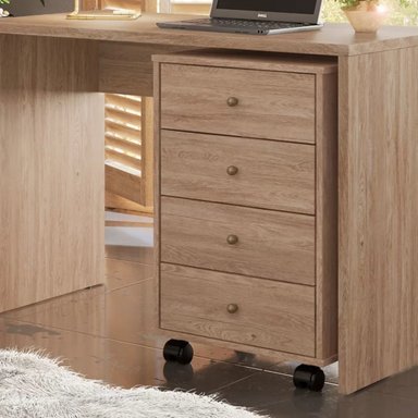 CAJONERA ARCHIVERO R&R MUEBLES AYASE 45 CM X 36 CM MARRÓN