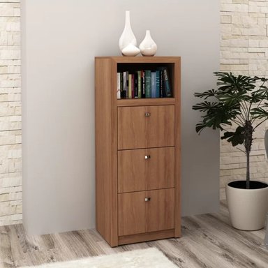 CAJONERA ARCHIVERO R&R MUEBLES SHIORI 52.2 CM X 44.5 CM MARRÓN
