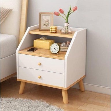 VELADOR R&R MUEBLES VINTAGE BASTIAN BLANCO