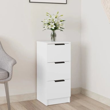COMODA R&R MUEBLES KUNASHIRI MODERNA 3 CAJONES BLANCO