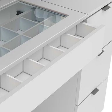 TOCADOR R&R MUEBLES SAKI BLANCO MODERNO - 3