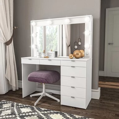 TOCADOR R&R MUEBLES HANAOKA BLANCO MODERNO