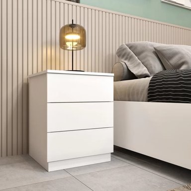 VELADOR R&R MUEBLES MODERNO MIKA BLANCO