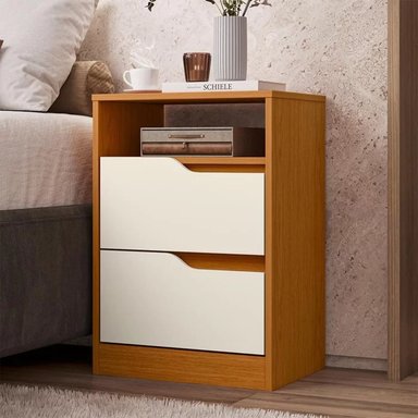 VELADOR R&R MUEBLES MODERNO SHOWTARO BLANCO MARRÓN