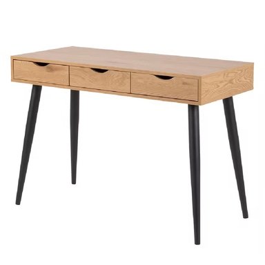 ESCRITORIO R&R MUEBLES PATRICK 110 CM X 50 CM MARRON CLARO VINTAGE