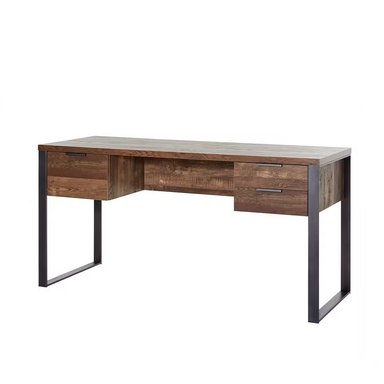 ESCRITORIO R&R MUEBLES TORRÉ 152 CM X 60 CM MARRÓN ELEGANTE MODERNO