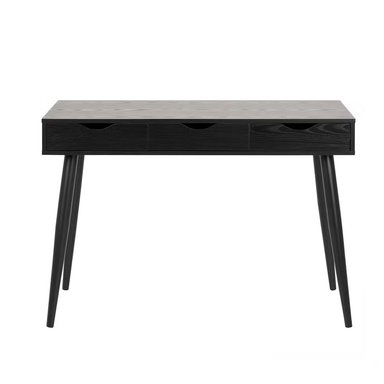 ESCRITORIO R&R MUEBLES PATRICK 110 CM X 50 CM NEGRO VINTAGE - 2