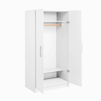 ROPERO R&R MUEBLES CRETIA MODERNO 2 PUERTAS BLANCO - 2