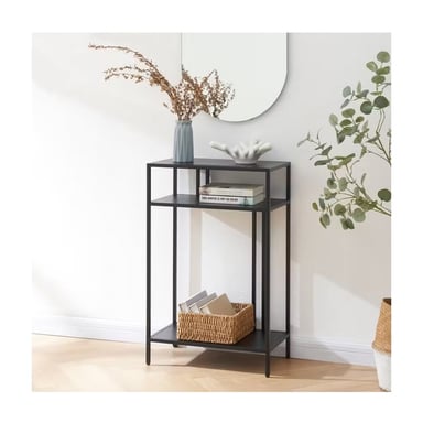 MESA CONSOLA RECIBIDOR RYR MUEBLES MAJU NEGRO - 1