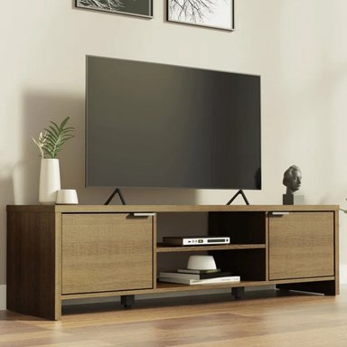 MUEBLE PARA TV R&R MUEBLES ISAGI 55' MARRÓN