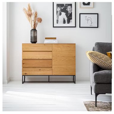 APARADOR R&R MUEBLES MARRÓN CLARO MODERNO WINNY